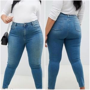 ASOS Denim Stretch Skinny Jeans Size 20 (UK 24)